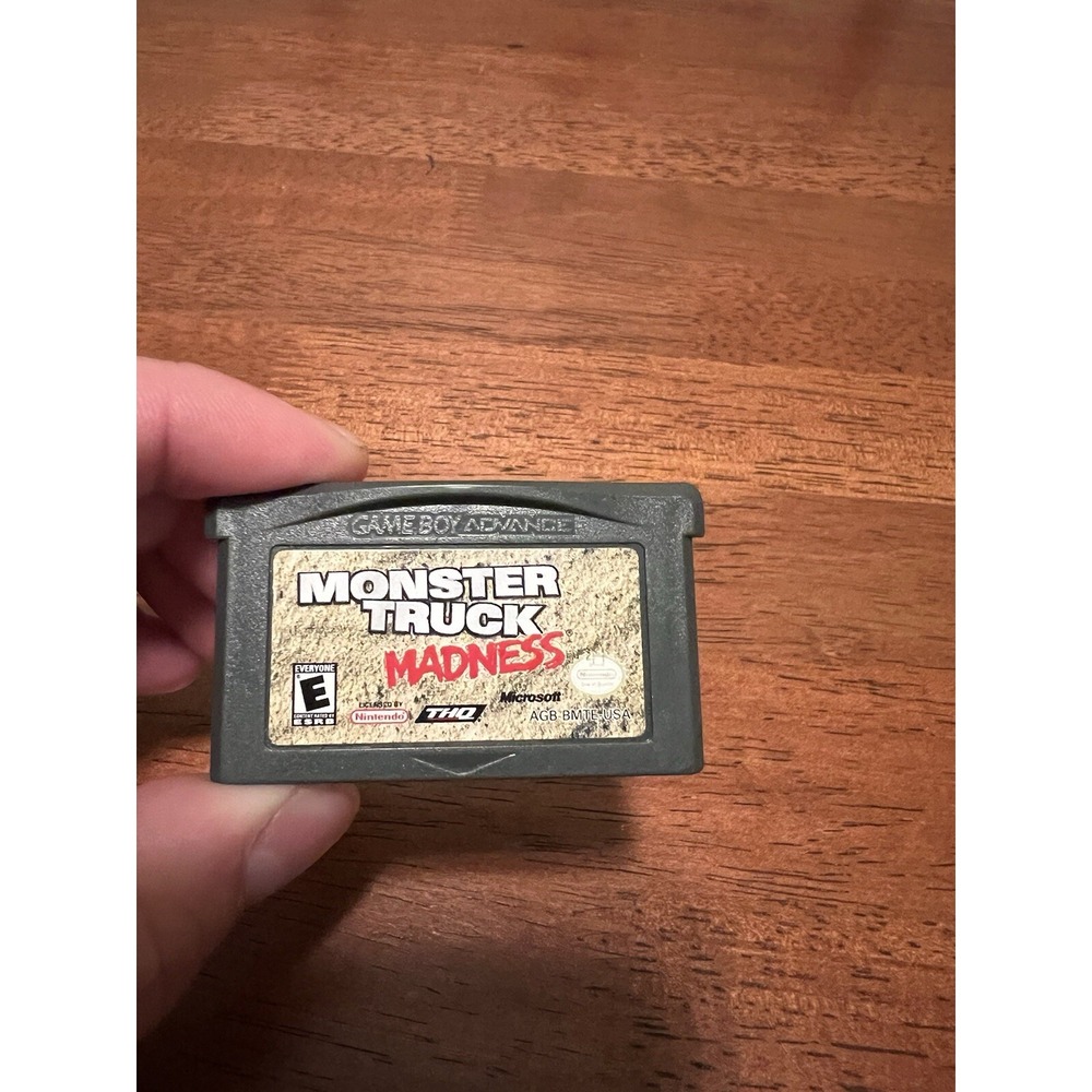 Monster Truck Madness Nintendo Game Boy Advance GBA 2003 Game Cart Only Tested